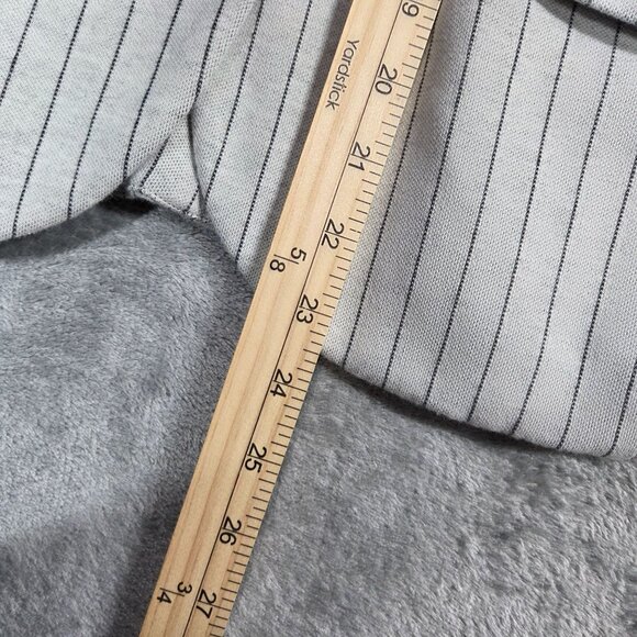 Rag & Bone Blazer Womens 2 Slade Gray Pinstripe Ponte Knit Jacket - Picture 9 of 11